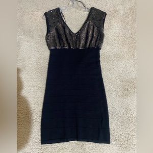 Guess sequin body-con dress